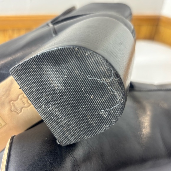 Tory Burch Kira 70MM Calf Leather Booties Women's Boots 8.5 M Perfect Black - Picture 7 of 15